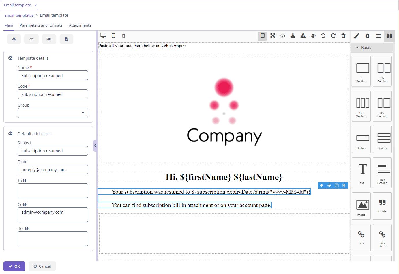 Email Templates